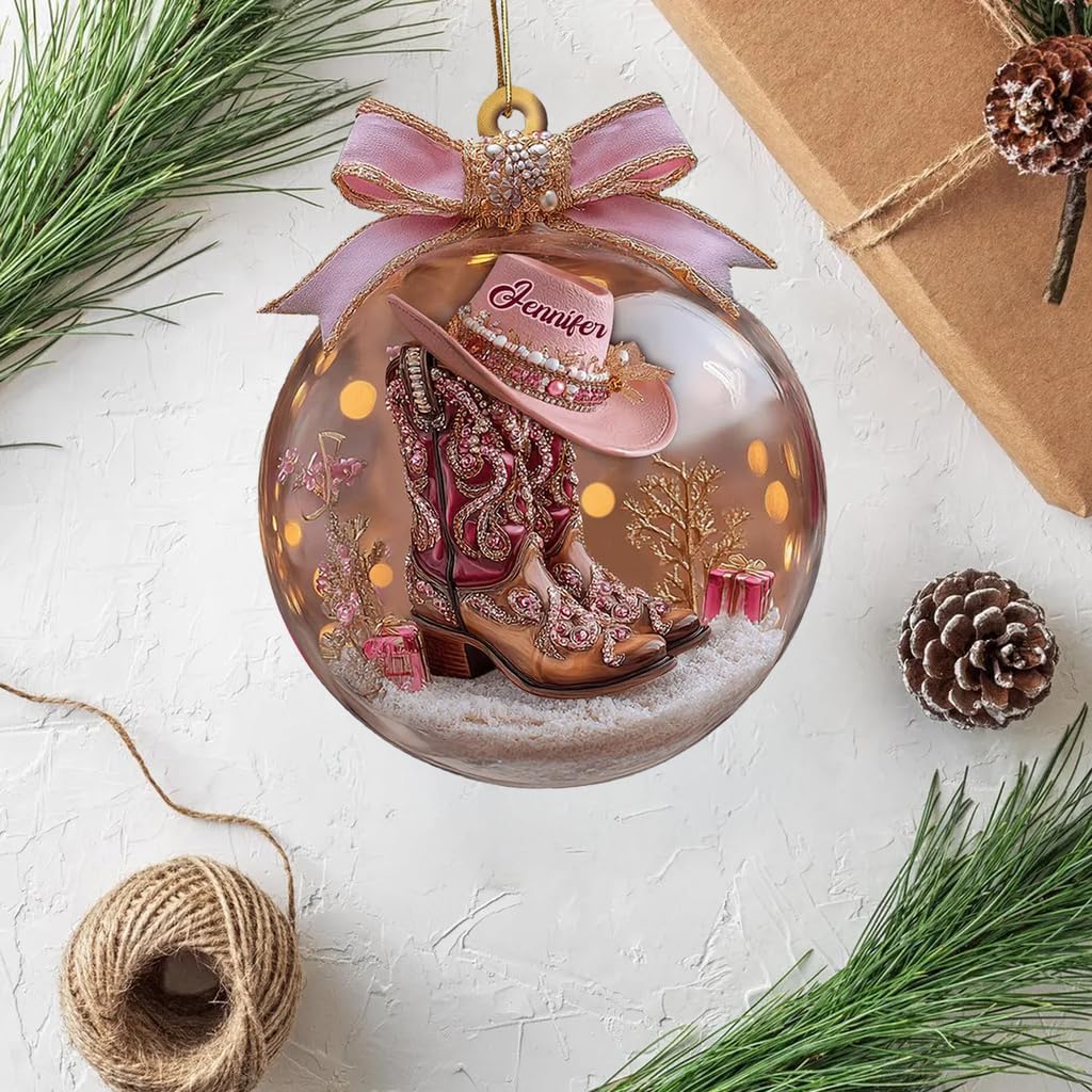 Custom Horse Riding Ornament | Personalized Equestrian Holiday Gift for Riders, Trainers & Horse Owners THH9