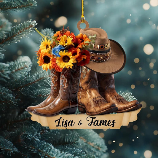 Custom Horse Riding Ornament | Personalized Equestrian Holiday Gift for Riders, Trainers & Horse Owners THH11