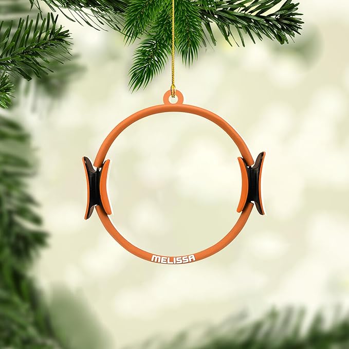 Customized Pilates Christmas Ornament - Pilates Gift for Women, Ornament Gift LL27