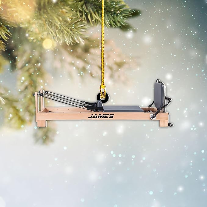 Personalized Pilates Acrylic Christmas Ornament - Instructors & Fitness Lovers LL50