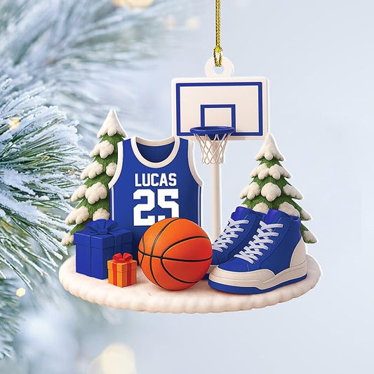 Personalized Basketball  Ornament N15