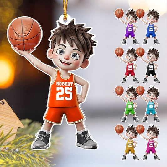 Personalized Basketball  Ornament N29
