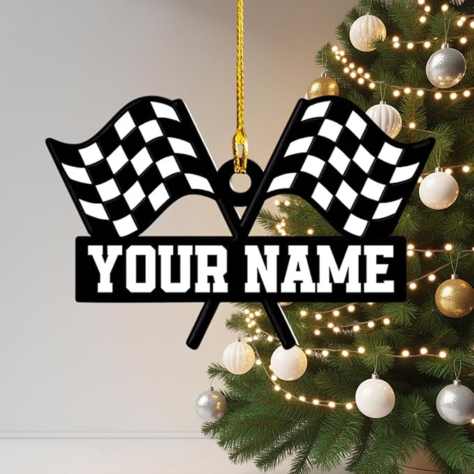 Personalized Go Kart Christmas Ornament N15