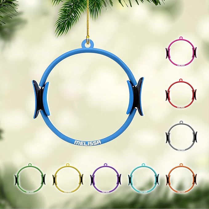 Customized Pilates Christmas Ornament - Pilates Gift for Women, Ornament Gift LL27