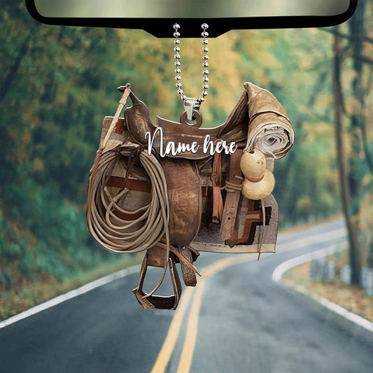 Custom Horse Riding Ornament | Personalized Equestrian Holiday Gift for Riders, Trainers & Horse Owners THH19