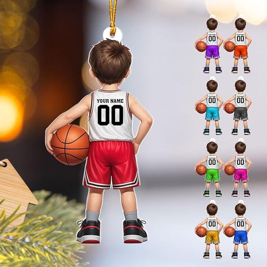 Personalized Basketball  Ornament N16