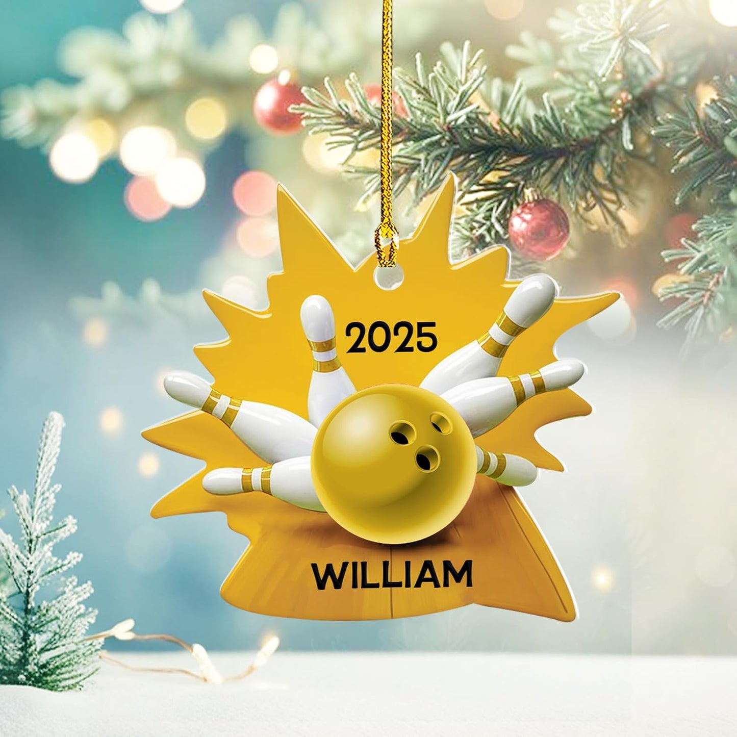 Custom Bowling Tools Ornament - Bowling Ornament Bowling5