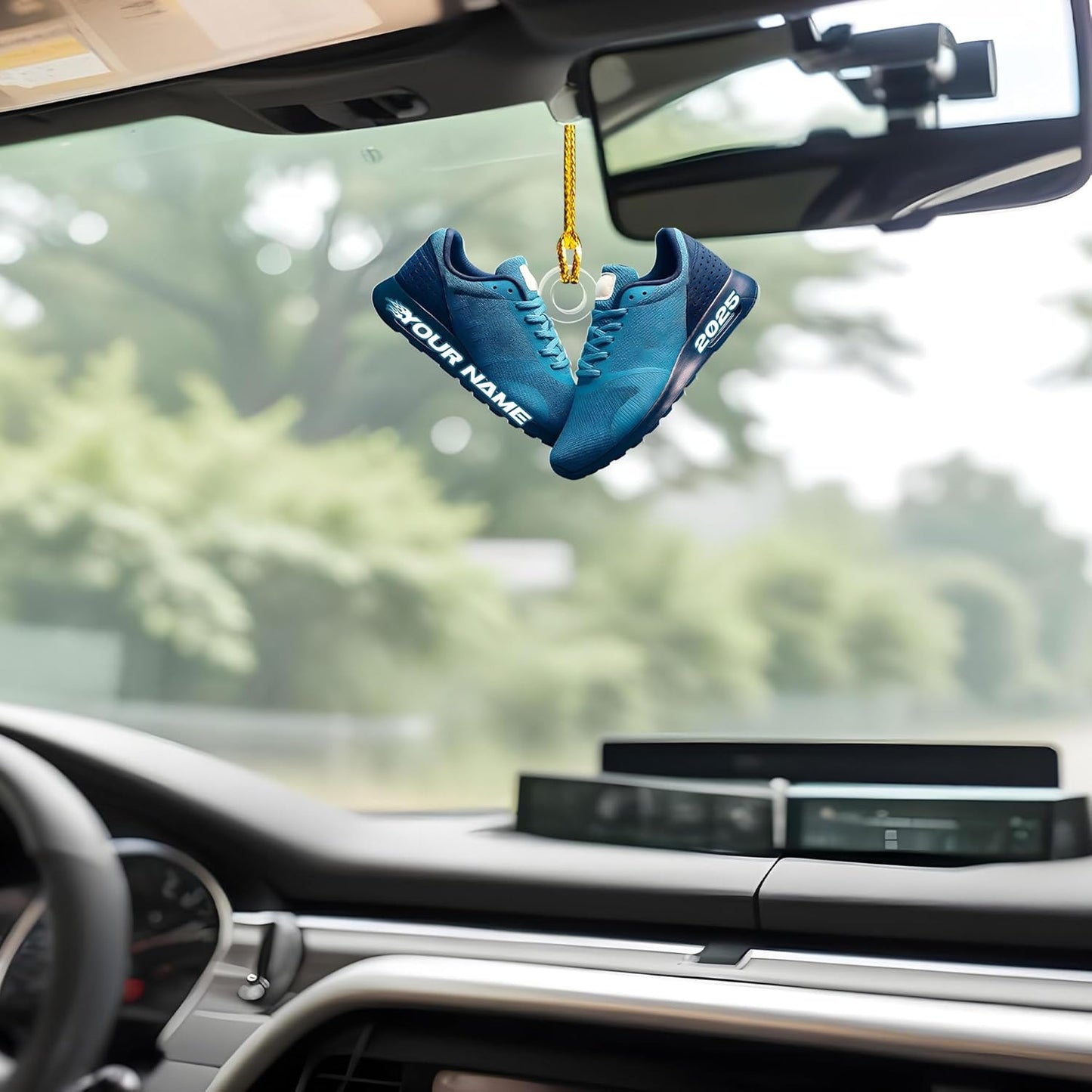 Personalized Marathon Christmas Ornament – Custom Name Acrylic Running Ornament, Marathon Runner Gift, Race Medal Keepsake TM2