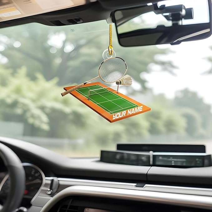 Pesonalized Christmas Gift for Badminton Players, Sports Lovers Badminton Ornament LL45