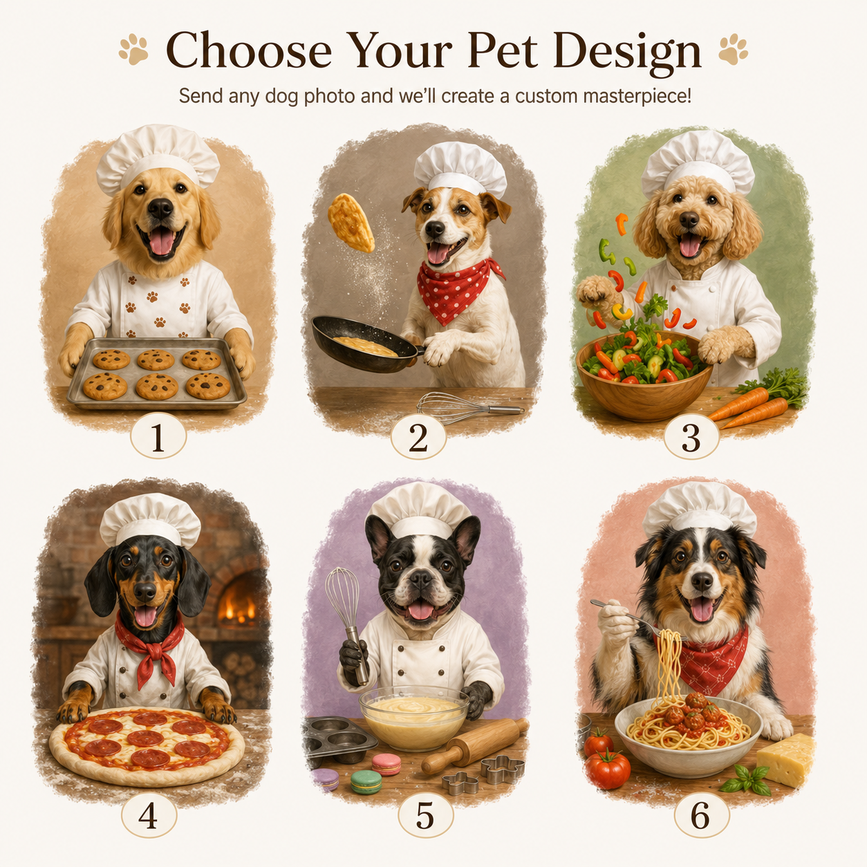 Custom Dog Photo Gold  Frame Magnet, Optional Stand Decor Gift THUC99