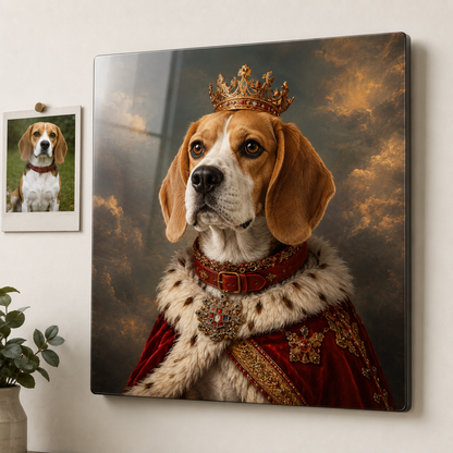 Custom Photo Dog Metal Wall Art Print – Personalized Pet Portrait Dog Gift THUC99