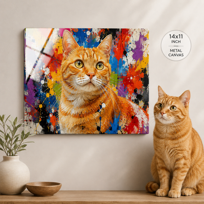 Personalized Pet Metal Wall Art – Custom Dog Portrait Print Gift For Dog Cat Lover THUC99