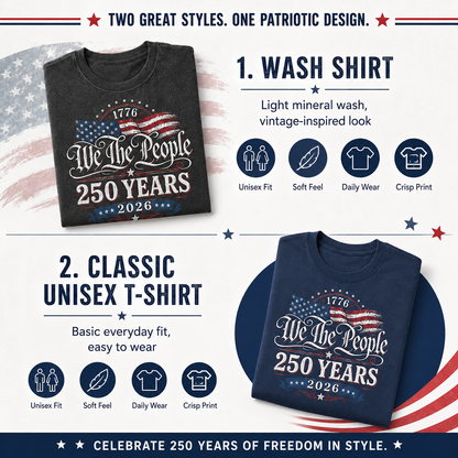 America Birthday Shirt 1776–2026, USA Freedom Celebration Tee THUC99