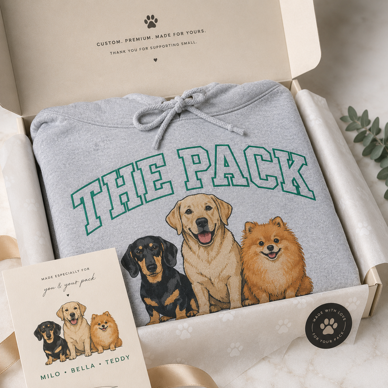 Custom Pet Photo Hoodie Personalized Dog Face Sweatshirt Gift for Animal Lovers THUC99