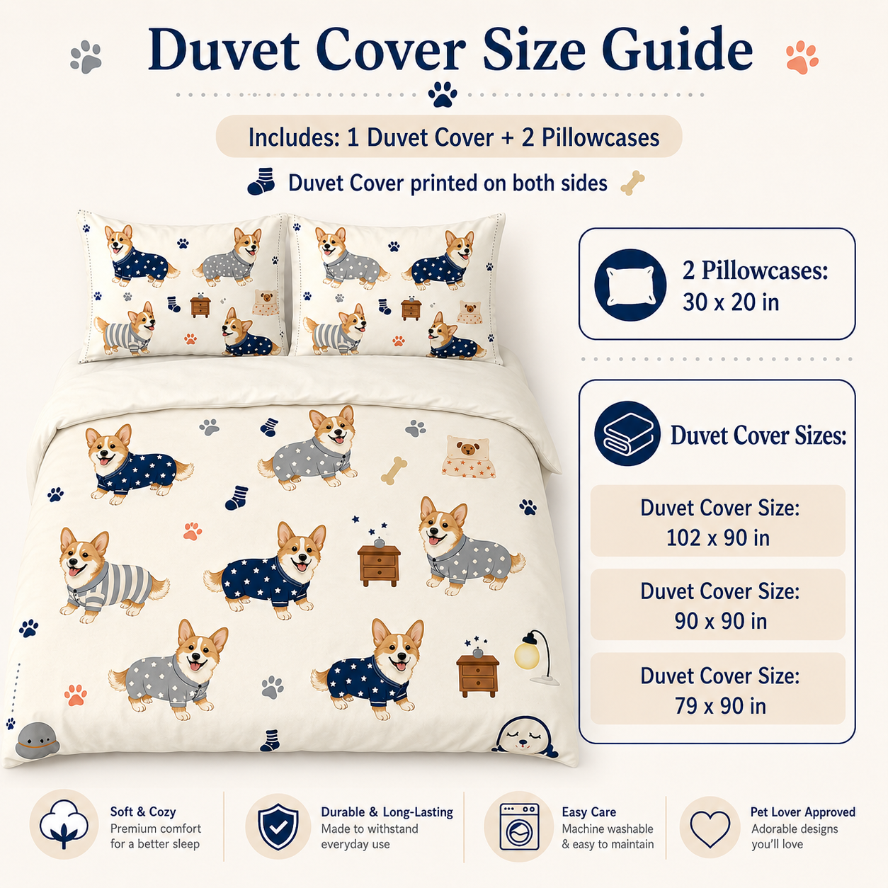 Personalized Dog Photo Bed Sheet Set, Custom Pet Lover Bedroom Gift THUC99
