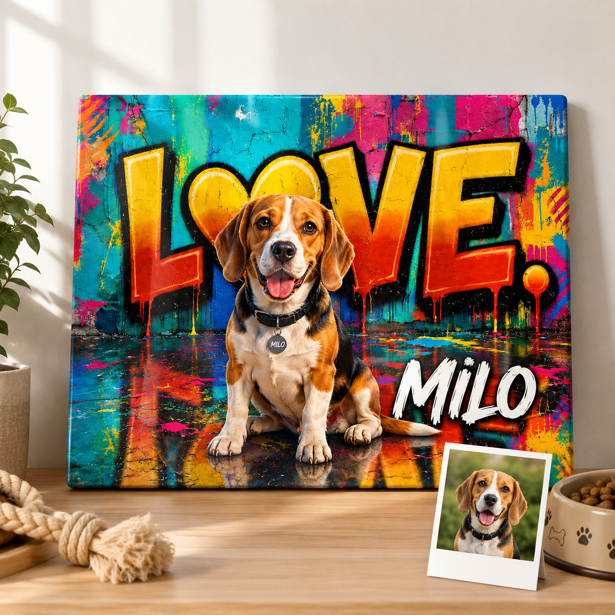 Custom Photo Dog Metal Wall Art – Personalized Pet Memorial Gift For Dog Cat Lover THUC99