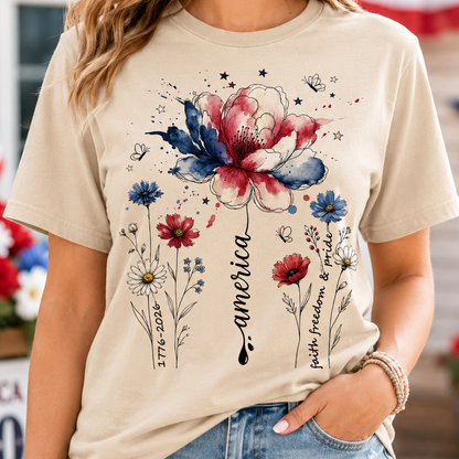 USA 250 Years Patriotic Tee, American Heritage Anniversary Unisex T-Shirt THUC99