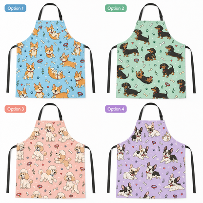 Custom Dog Photo Cooking Apron Personalized Pet Face Apron, Gift for Dog Mom, Dog Dad and Animal Lovers THUC99