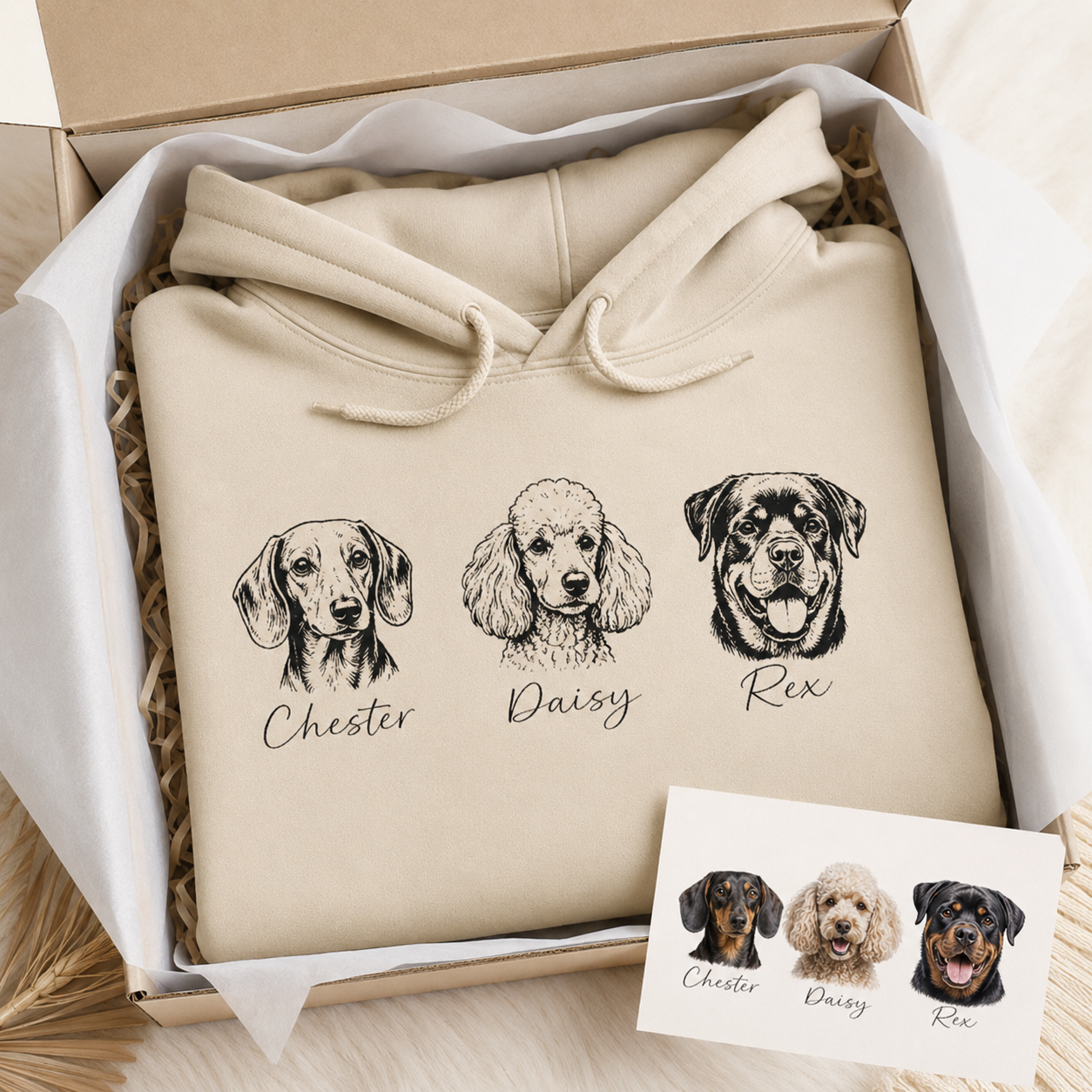 Custom Dog Face Sweatshirt Personalized Puppy Photo Hoodie Funny Gift for Pet Lovers THUC99 (Copy)