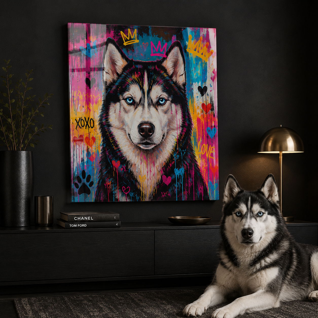 Personalized Dog Photo Metal Print – Custom Pet Wall Art Gift For Dog Mom Dad THUC99