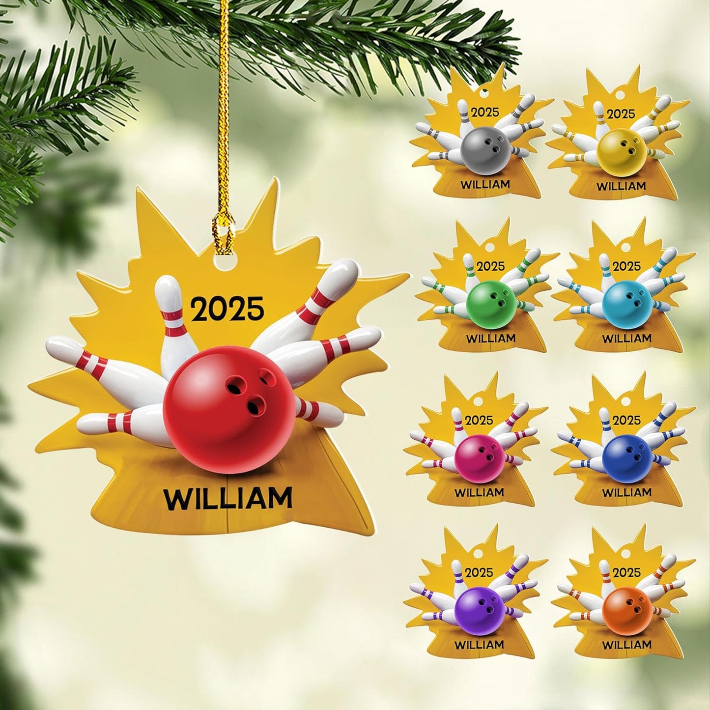 Custom Bowling Tools Ornament - Bowling Ornament Bowling5