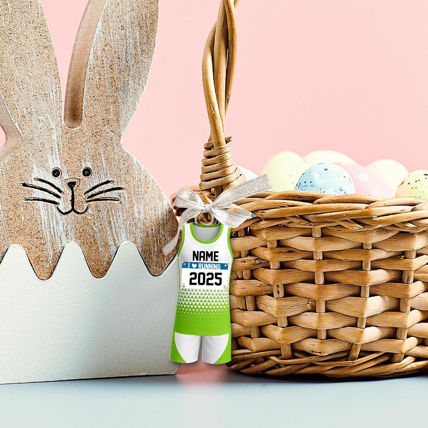 Custom Name Marathon Ornament – Personalized Acrylic Running Gift, Unique Sport Holiday Keepsake TM14