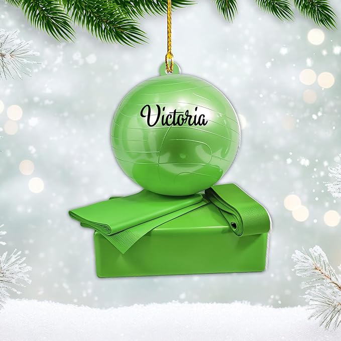 Personalized Pilates Acrylic Christmas Ornament - Instructors & Fitness Lovers LL51