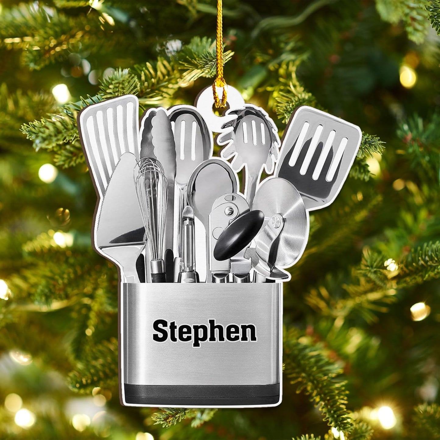 Customized Chef Ornament - Chef Christmas Gift N21