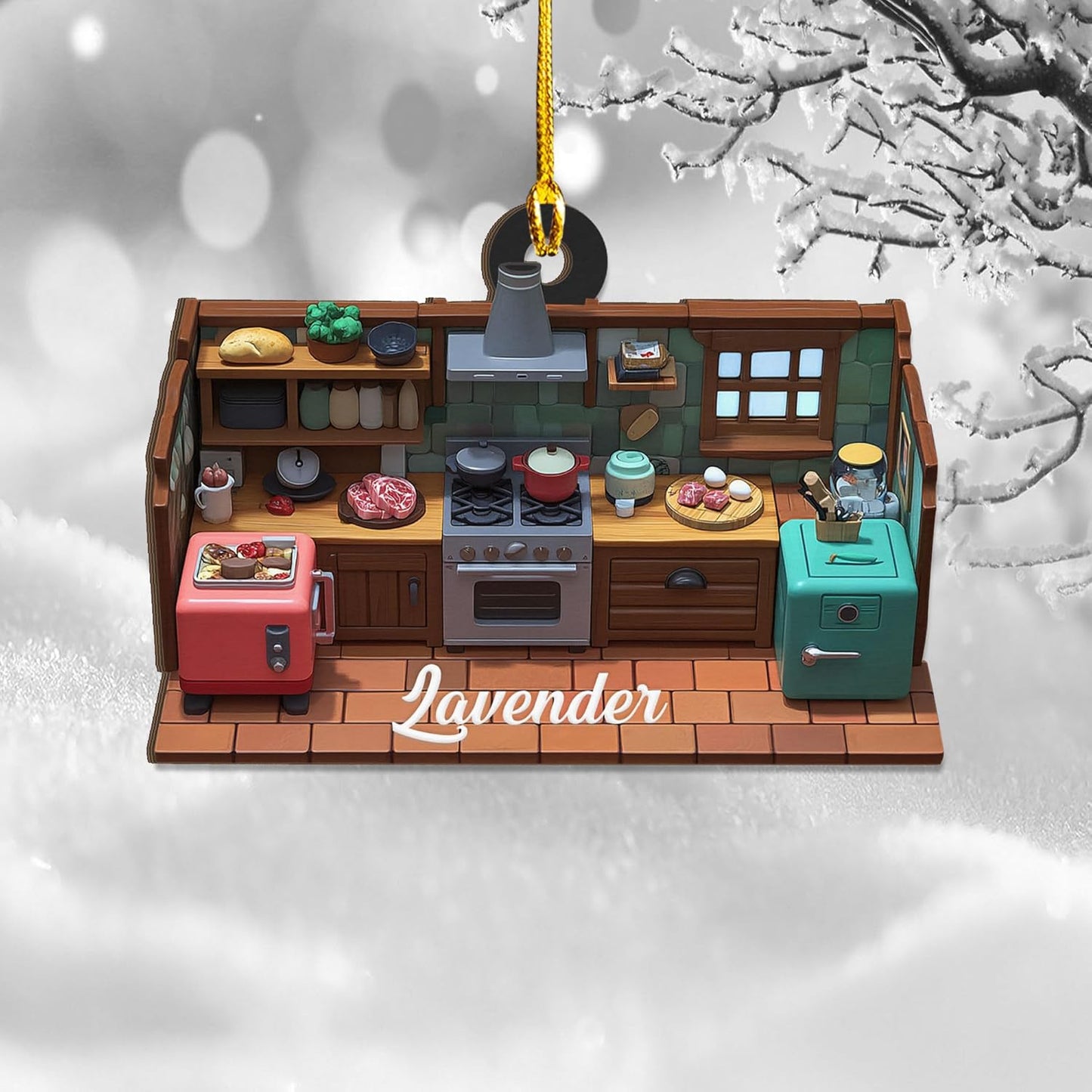 Customized Chef Ornament - Chef Christmas Gift N19