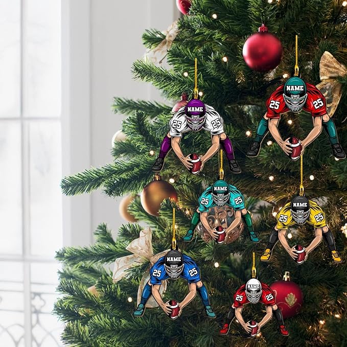 Personalized Sports Gift - Customize American Football Ornament LL10