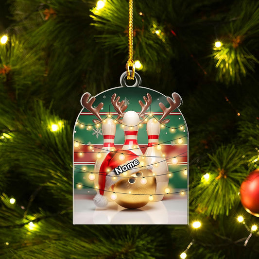 Custom Bowling Tools Ornament - Bowling Ornament Bowl 7