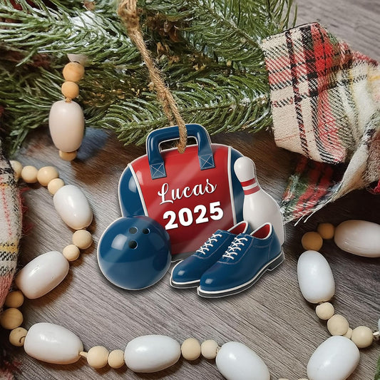 Custom Bowling Tools Ornament - Bowling Ornament Bowl 11