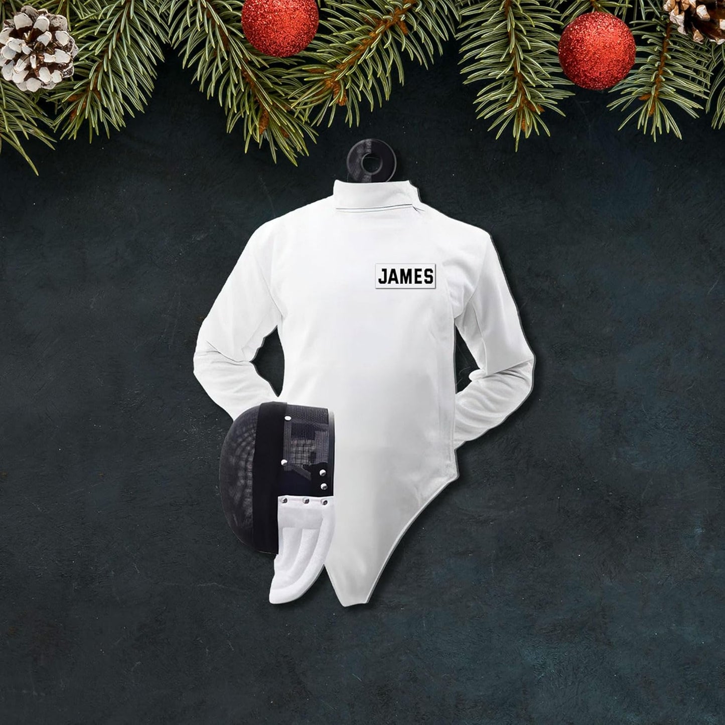 Personalized Fencing Christmas Ornament Christmas Tree Decor C01