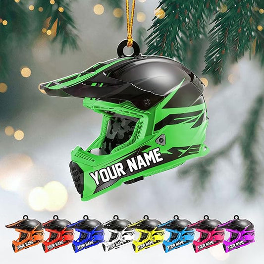 Personalized Dirt Bike Christmas Ornaments 2025 Custom Motocross Ornament Dirt bike Christmas Ornament N21