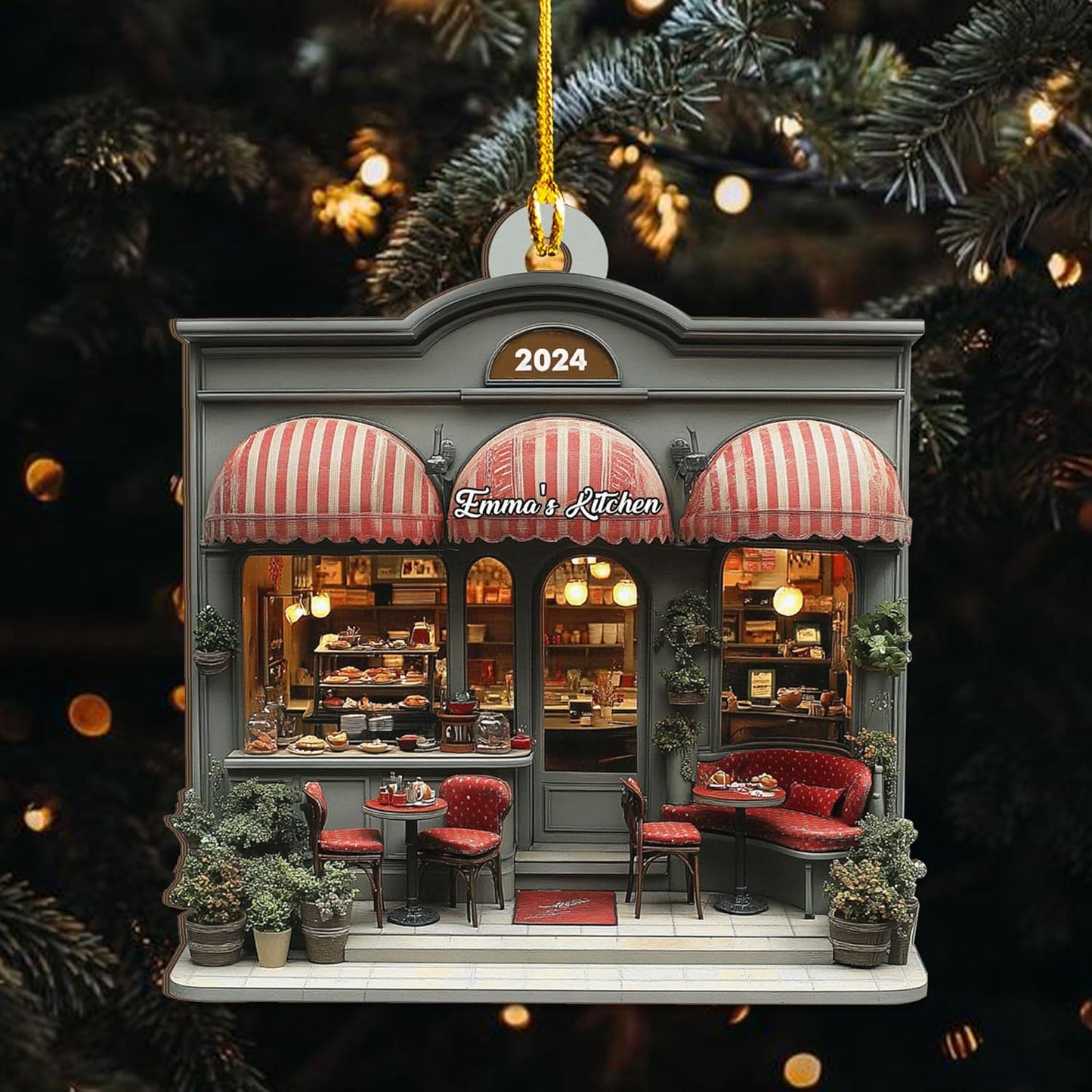 Customized Chef Ornament - Chef Christmas Gift N18