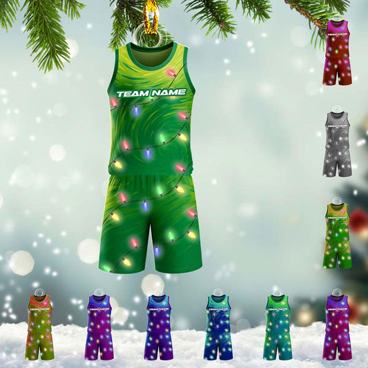 Personalized Marathon Finisher Ornament – Custom Name Acrylic Running Keepsake, Holiday Runner Gift TM9