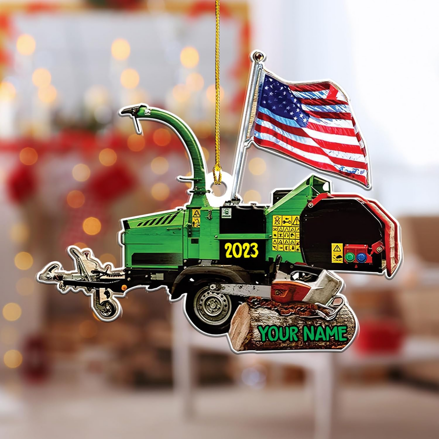 Personalized Arborist Ornaments - Carpenter Christmas Ornament H7