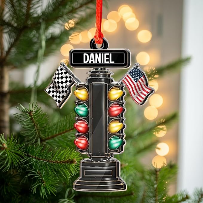 Personalized Go Kart Christmas Ornament N16