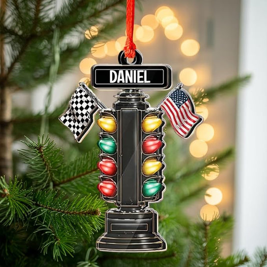 Personalized Go Kart Christmas Ornament N16