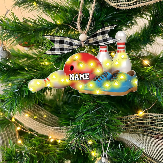 Custom Bowling Tools Ornament - Bowling Ornament Bowl 2