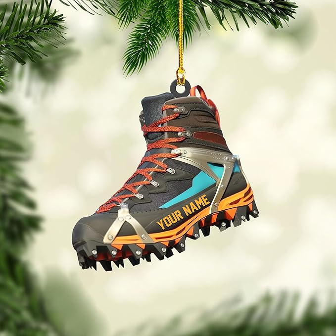 Personalized Rock Climber Christmas Gift for Mountaineers - Climbing Ornament LL32