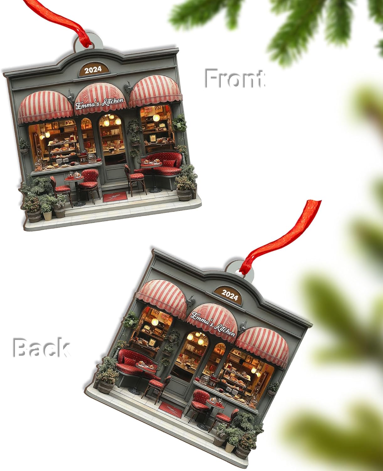 Customized Chef Ornament - Chef Christmas Gift N18