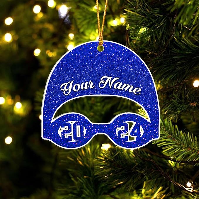 Personalized Swimming Ornament - Custom Swimmer Christmas Gift for Boys, Girls & Pool Lovers LL2