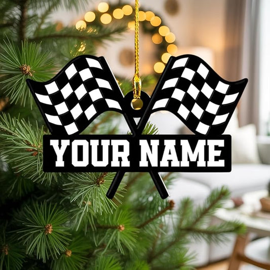 Personalized Go Kart Christmas Ornament N15