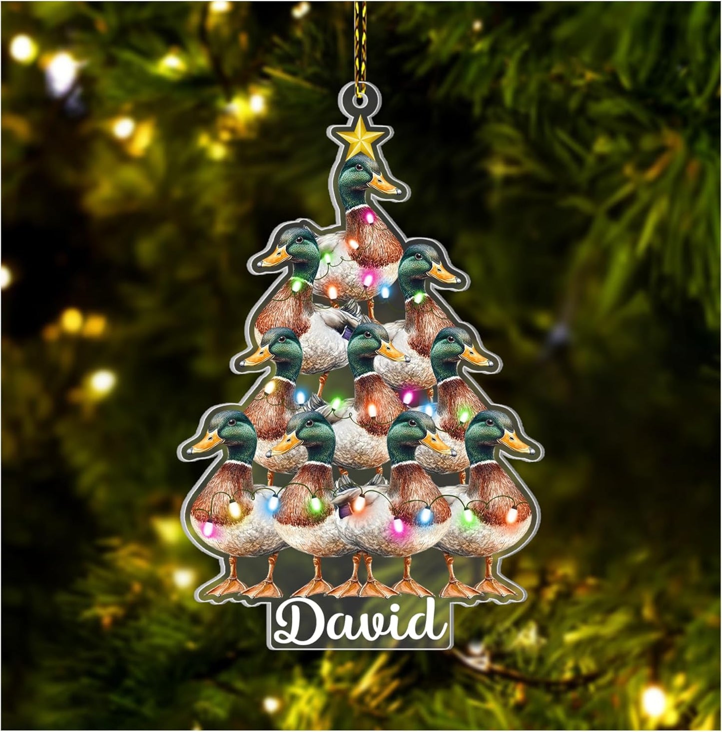 Personalized Hunting Vest 2D Flat Ornament - Duck Hunting Gifts for Men Women T37