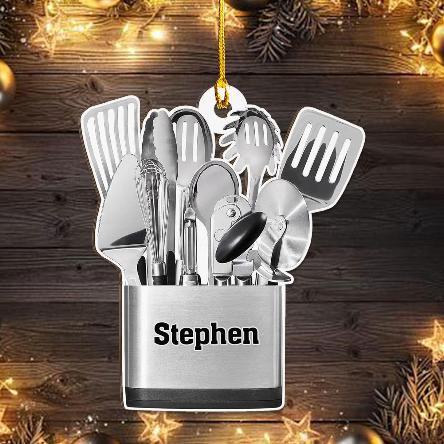 Customized Chef Ornament - Chef Christmas Gift N21
