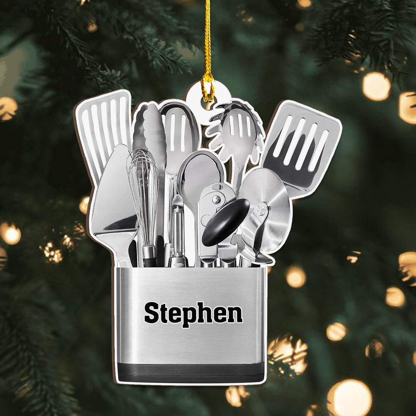 Customized Chef Ornament - Chef Christmas Gift N21