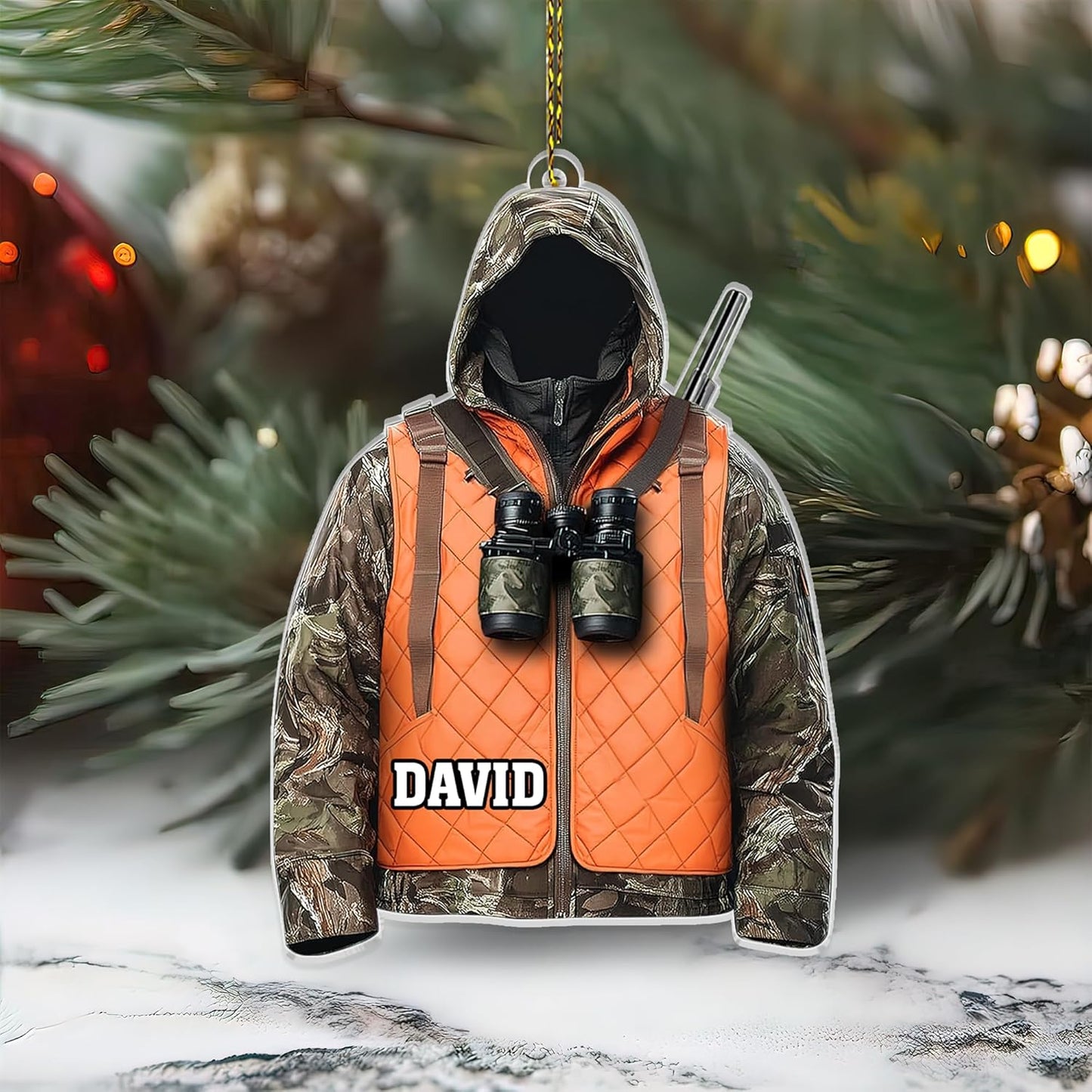 Personalized Hunting Vest 2D Flat Ornament - Duck Hunting Gifts for Men Women T36