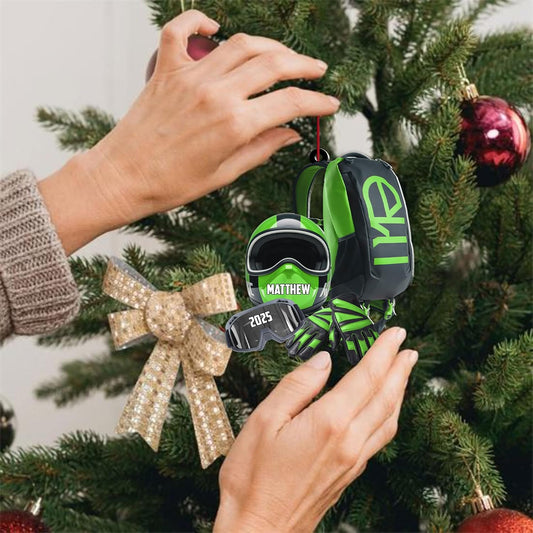 Custom Skydiving Christmas Ornament – Skydiver Xmas Decor O15