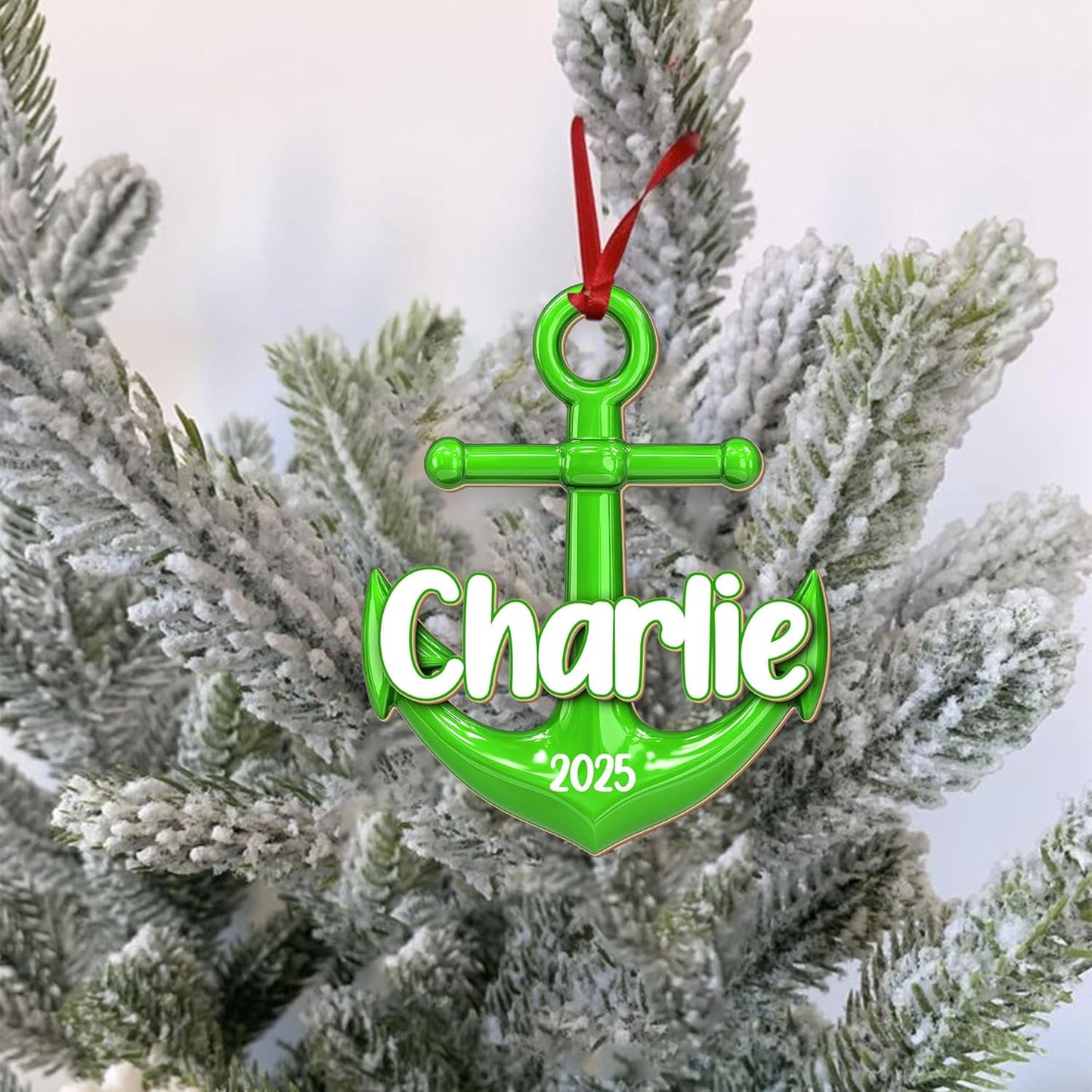 Personalized Sailor Ornament – Custom Captain Sailor Acrylic Ornament, Unique Sailing Glass Keepsake, Navy Captain Holiday Gift for Sailors TS16